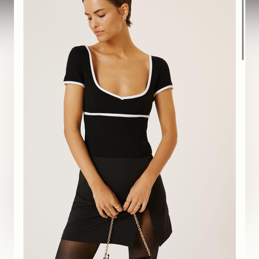 Maeve Sweetheart Ponte Top